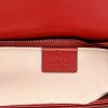 Gucci  1955 Horsebit shoulder bag  in beige monogram canvas  and red leather - Detail D2 thumbnail