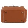 Hermès  Lindy mini  shoulder bag  in gold togo leather - Detail D1 thumbnail