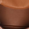 Hermès  Lindy mini  shoulder bag  in gold togo leather - Detail D3 thumbnail