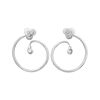 Fred  earrings in white gold and diamonds - 00pp thumbnail