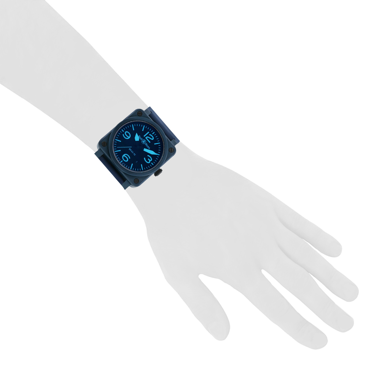 Reloj Bell & Ross BR03 de cerámica Ref: Bell & Ross - BR03-92  Circa 2010 - Detail D1