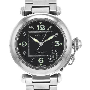 Montre Cartier Pasha en acier Ref: Cartier - 2324  Vers 2000