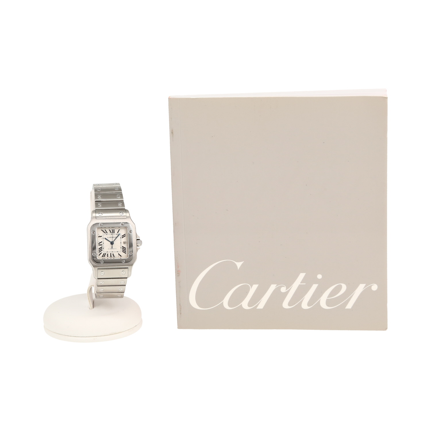 Cartier Santos  in stainless steel Ref: Cartier - 2319  Circa 2004 - Detail D2