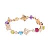 Bulgari Diva's Dream bracelet in pink gold, diamonds and semi-precious stones - 00pp thumbnail