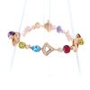Bulgari Diva's Dream bracelet in pink gold, diamonds and semi-precious stones - 360 thumbnail