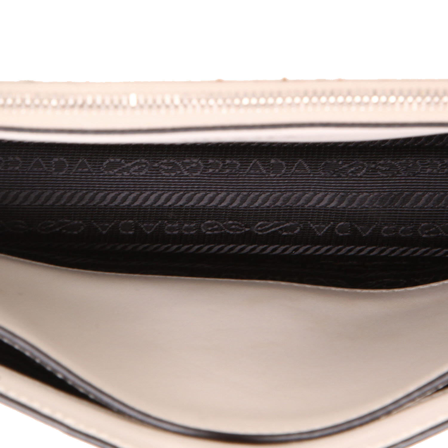 Prada  Elektra bag worn on the shoulder or carried in the hand  in white leather - Detail D3