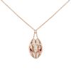 Articulated Bulgari Serpenti necklace in pink gold, rubellites and diamonds - 00pp thumbnail