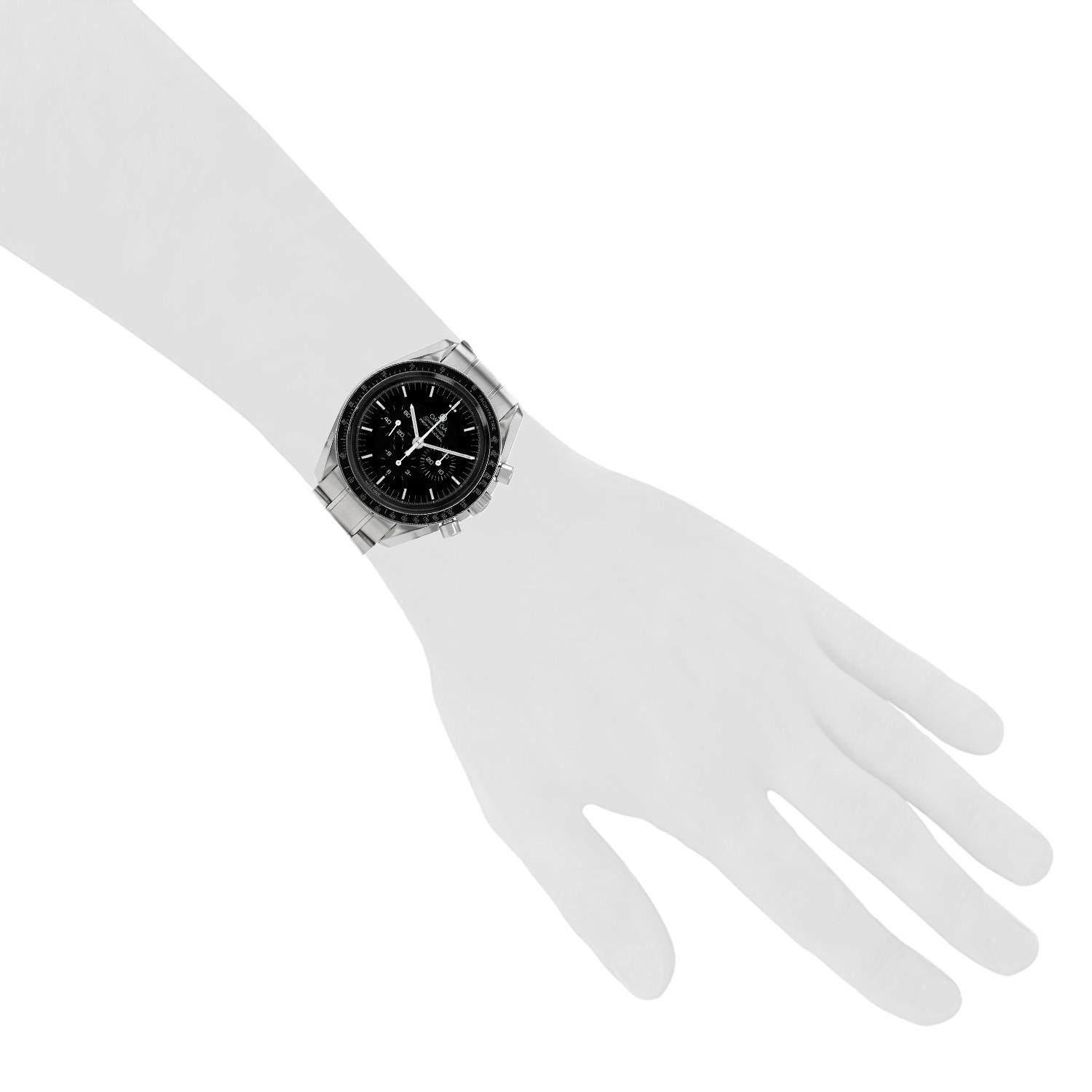 Montre Omega Speedmaster en acier Ref: Omega - 145.0808  Vers 1990 - Detail D1