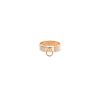 Hermès Collier de chien small model ring in pink gold and diamonds - 360 thumbnail
