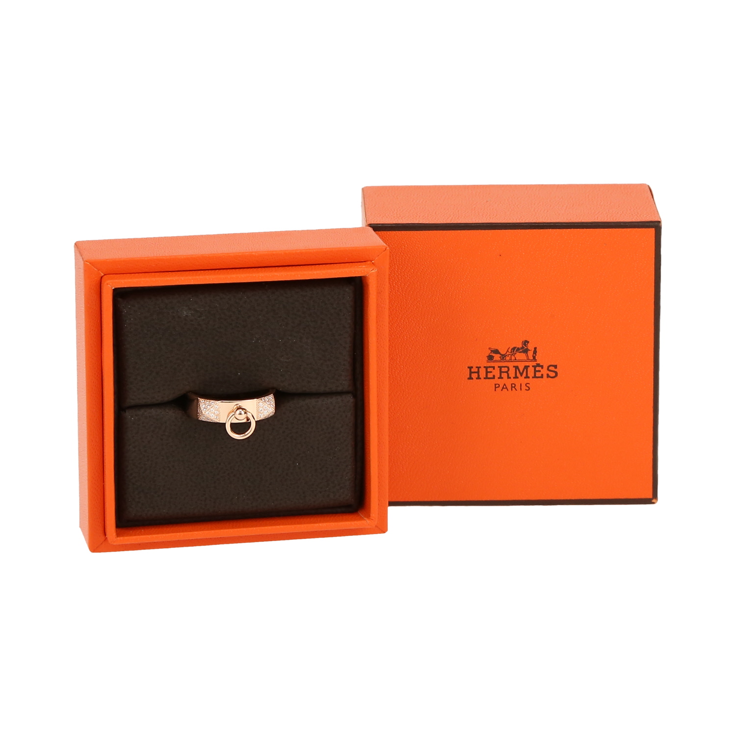 【力強さと洗練の融合】HERMES Collier de chien リング Small Collier de chien ring, small model | Hermès Canada