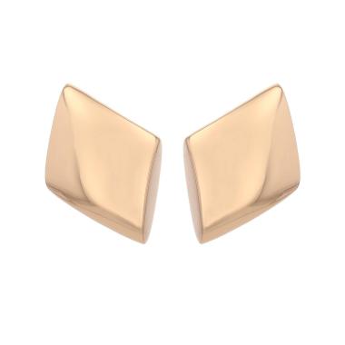 Paire de clips d'oreilles Vhernier Plateau en or rose