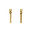 Cartier Panthère earrings in yellow gold, diamonds and tsavorites - 360 thumbnail