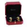 Pendientes Cartier Panthère de oro amarillo, diamantes y tsavoritas - Detail D2 thumbnail