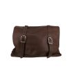 Fendi   shoulder bag  in brown grained leather - 360 thumbnail