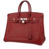 Hermès  Birkin 35 cm handbag  in red H Chamonix  leather - 00pp thumbnail
