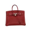 Hermès  Birkin 35 cm handbag  in red H Chamonix  leather - 360 thumbnail