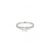 Vintage  ring in white gold and diamonds - 360 thumbnail