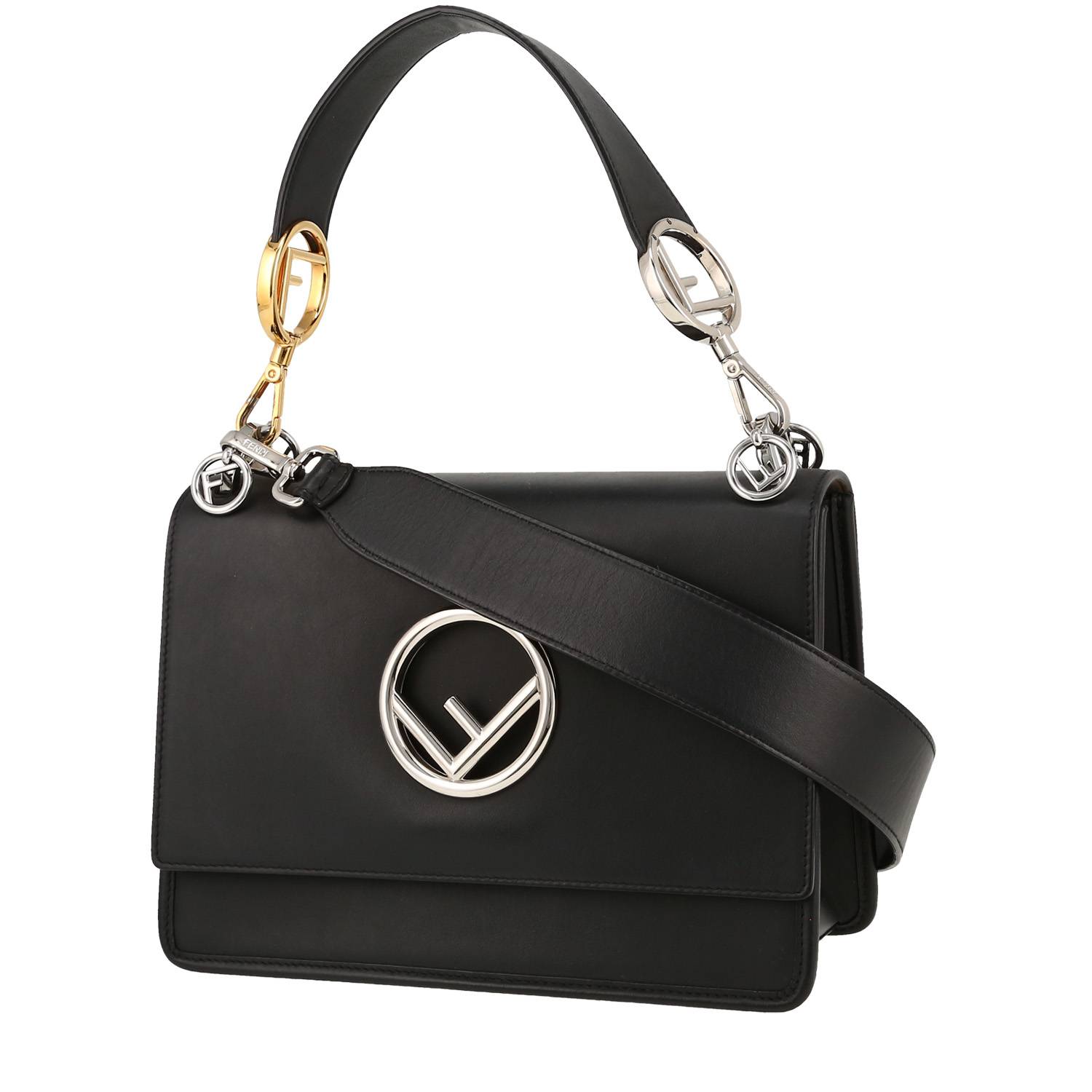 Fendi Kan I handbag in black leather