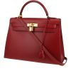 Bolso de mano Hermès  Kelly 32 cm en cuero box rojo - 00pp thumbnail