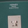 Hermès  Birkin 35 cm handbag  in vert vertigo leather taurillon clémence - Detail D2 thumbnail