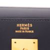 Bolso de mano Hermès  Kelly 35 cm en cuero box azul marino - Detail D2 thumbnail