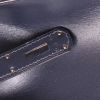 Hermès  Kelly 35 cm handbag  in navy blue box leather - Detail D4 thumbnail