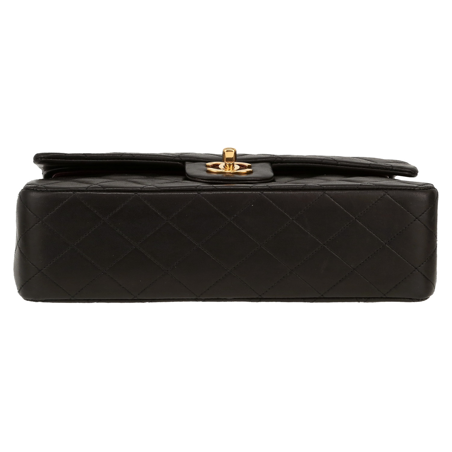 Bolso de mano Chanel  Timeless Classic en cuero acolchado negro - Detail D1