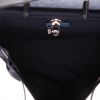 Hermès  Herbag bag worn on the shoulder or carried in the hand  in navy blue canvas  and blue leather - Detail D3 thumbnail