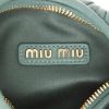 Miu Miu Wander shoulder bag  in green quilted leather - Detail D2 thumbnail