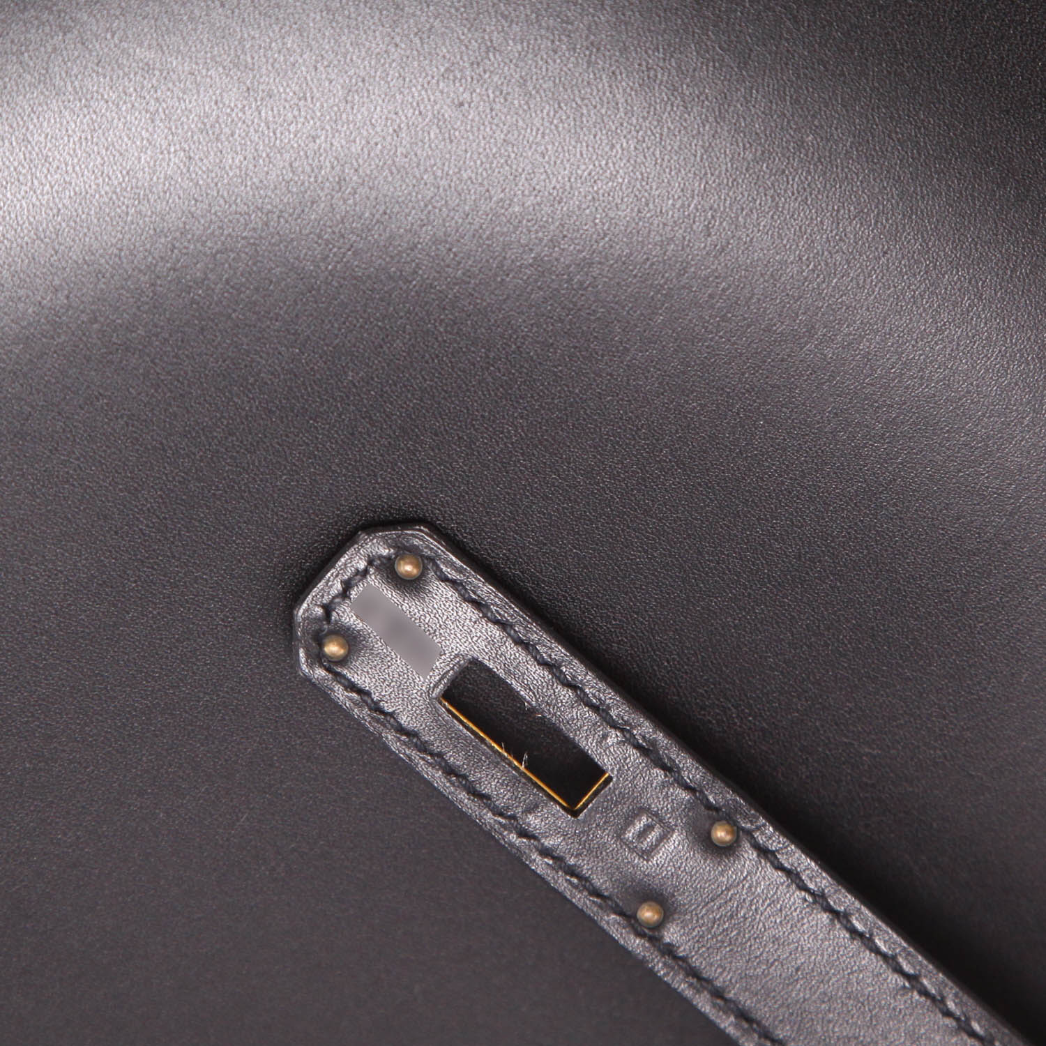 Borsa Hermès  Kelly 32 cm in pelle box nera - Detail D4