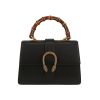 Gucci  Dionysus Bamboo handbag  in black leather - 360 thumbnail