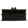 Gucci  Dionysus Bamboo handbag  in black leather - Detail D1 thumbnail