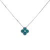 Van Cleef & Arpels Alhambra necklace in white gold, ceramic and diamond - 00pp thumbnail