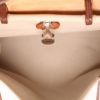 Sac porté épaule ou main Hermès  Herbag en toile beige et vache Hunter naturelle - Detail D3 thumbnail