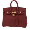 Hermès  Birkin 25 cm handbag  in red H togo leather - 00pp thumbnail