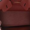 Hermès  Birkin 25 cm handbag  in red H togo leather - Detail D3 thumbnail
