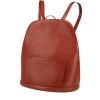Sac à dos Louis Vuitton  Gobelins - Backpack en cuir épi marron - 00pp thumbnail