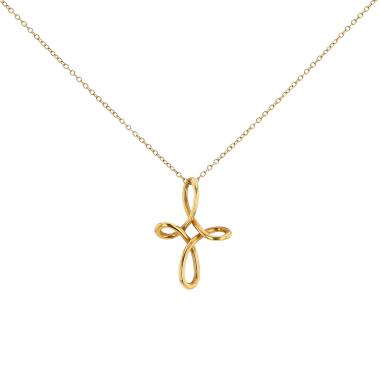 Pendentif Tiffany & Co Infinity en or jaune
