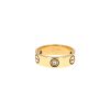 Anello Cartier Love in oro giallo e diamanti - 360 thumbnail