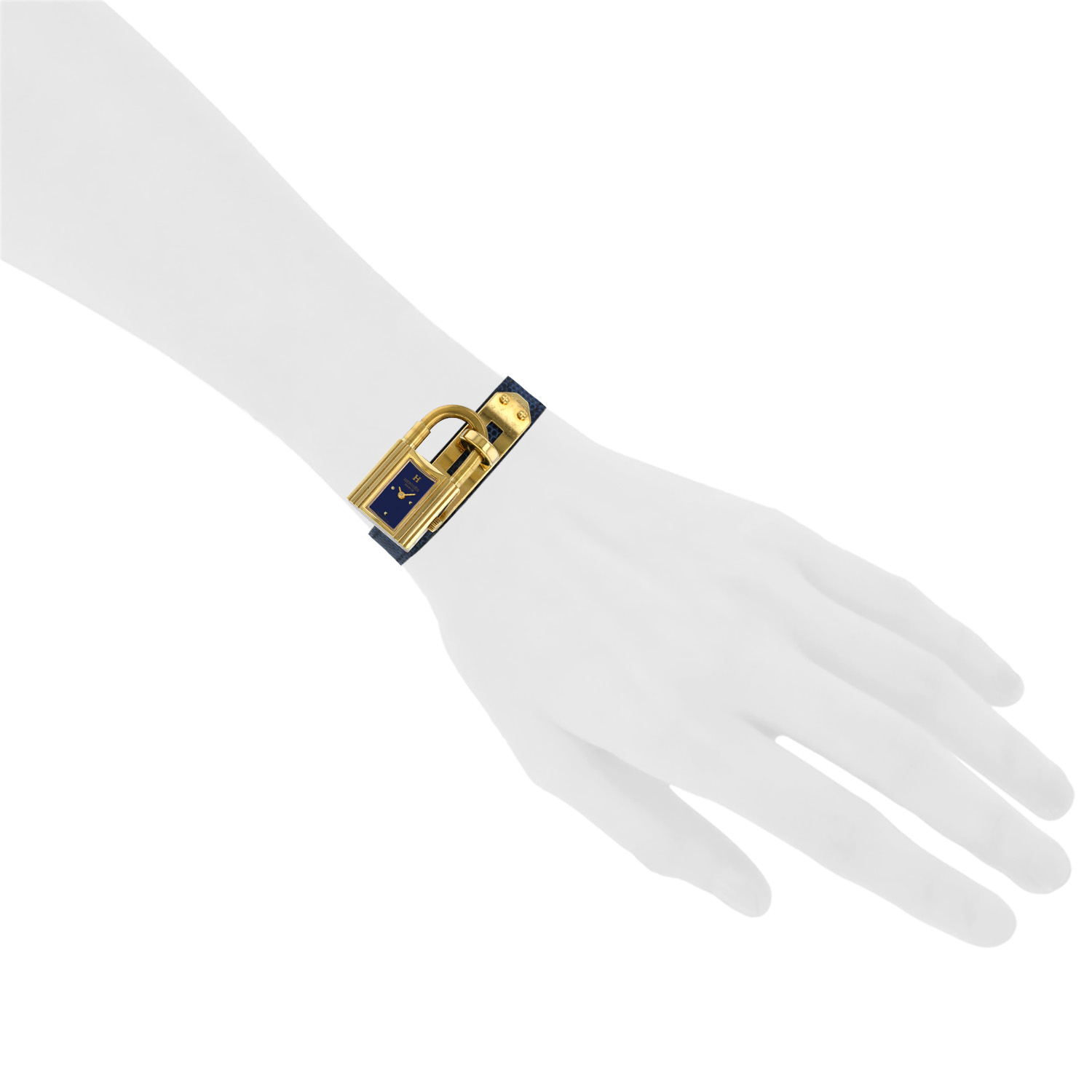 Orologio Hermès Montre Kelly in oro placcato Ref: Hermès - KE1.201  Circa 1990 - Detail D1