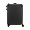 Louis Vuitton  Horizon 50 suitcase  in black damier canvas  and grey aluminium - 360 thumbnail