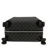 Valise Louis Vuitton  Horizon 50 en toile damier noire et aluminium gris - Detail D1 thumbnail