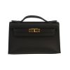 Pochette Hermès  Kelly - Clutch en cuir Swift noir - 360 thumbnail