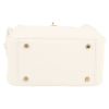 Hermès  Lindy mini  handbag  in white togo leather - Detail D1 thumbnail