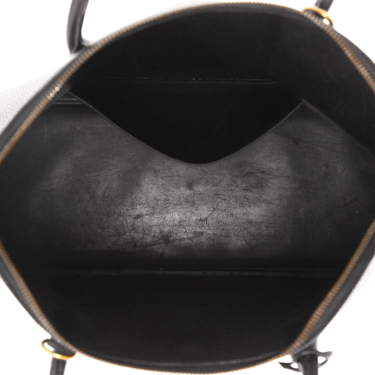 Bolso de mano Hermès  Bolide 35 cm en cuero Ardenne negro - Detail D3