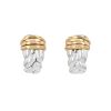 O.J. Perrin  earrings in yellow gold and silver - 00pp thumbnail