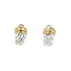 O.J. Perrin  earrings in yellow gold and silver - 360 thumbnail