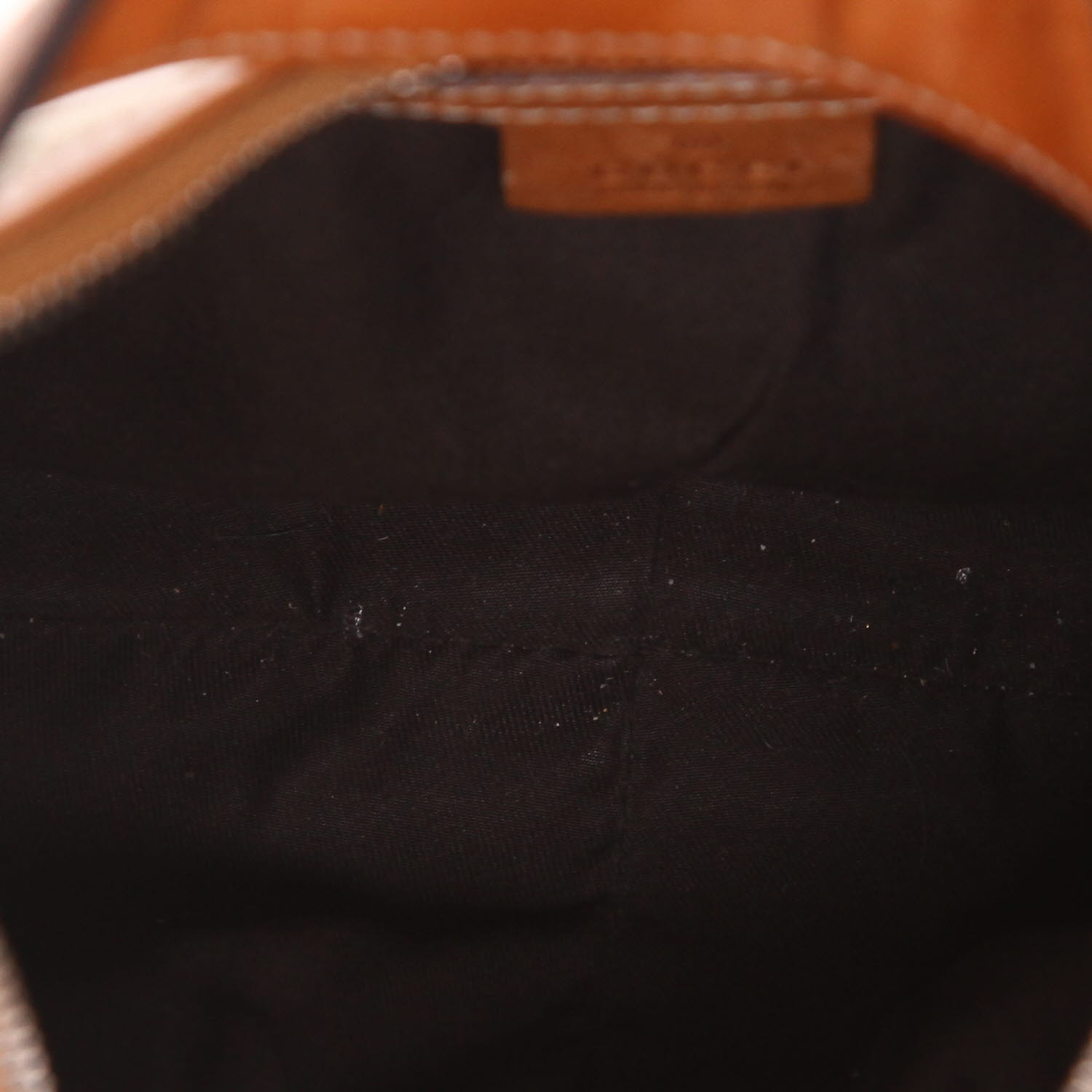 Bolso de mano Gucci  Gucci Vintage en lona beige azul y blanca y cuero natural - Detail D3