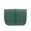 Sac bandoulière Goyard  Belvedère en toile Goyardine verte et cuir vert - 360 thumbnail