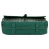 Goyard  Belvedère shoulder bag  in green Goyard canvas  and green leather - Detail D1 thumbnail